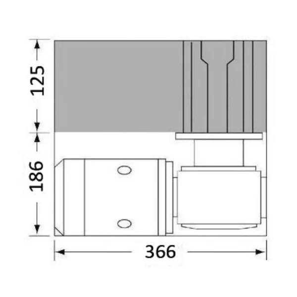 LEWMAR V4 GO gervė, 1600W ir 2000W