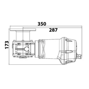 LEWMAR VX1 GO gervės komplektas 300w-500w