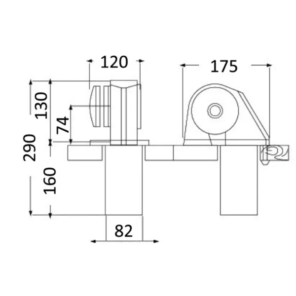 ITALWINCH OBI500/700 (tik gypsy, be būgno)