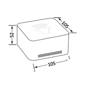 Q BOX diafragminis garsinis signalas