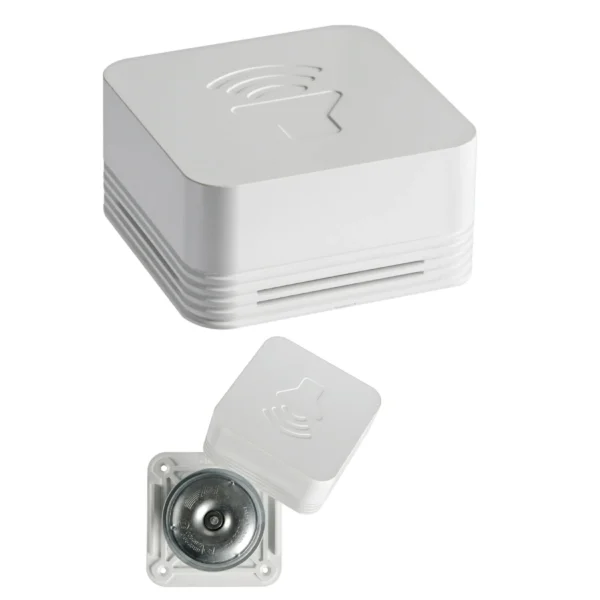 Q BOX diafragminis garsinis signalas