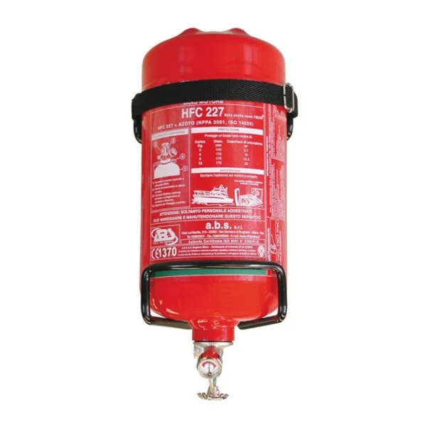 RINA patvirtinta gesinimo sistema HFC 227 arba FK-5-1-12 (anksčiau NOVEC)
