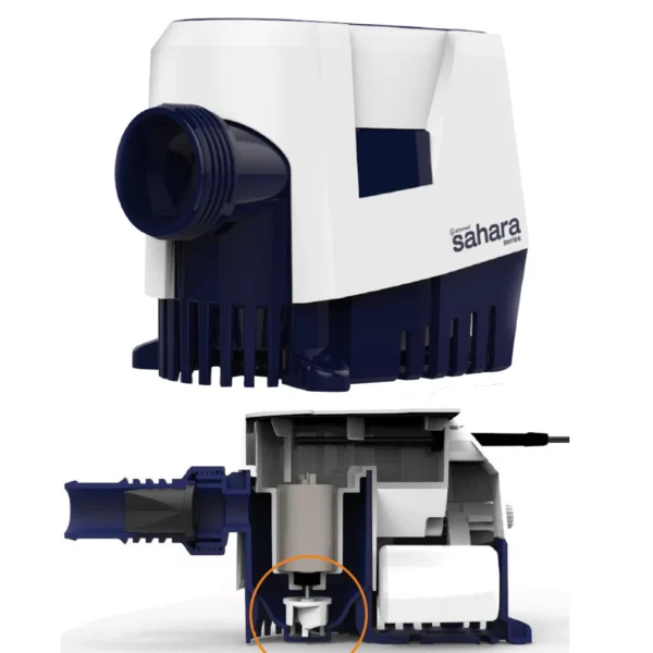 ATTWOOD Sahara Mk2 automatinis triumo siurblys