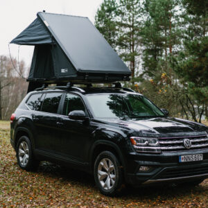 Aliuminio korpuso uždaro tipo automobilio stogo palapinė TIME4ADV (trikampė)