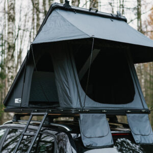 Aliuminio korpuso uždaro tipo automobilio stogo palapinė TIME4ADV (trikampė)