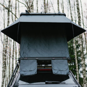 Aliuminio korpuso uždaro tipo automobilio stogo palapinė TIME4ADV (trikampė)