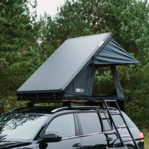Aliuminio korpuso uždaro tipo automobilio stogo palapinė TIME4ADV (trikampė)