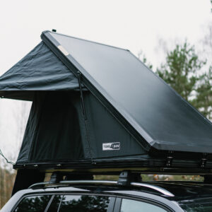 Aliuminio korpuso uždaro tipo automobilio stogo palapinė TIME4ADV (trikampė)