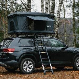 Plastikinio ABS korpuso uždaro tipo automobilio stogo palapinė TIME4ADV ABS (kubo formos)