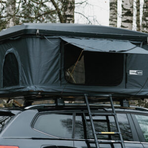 Plastikinio ABS korpuso uždaro tipo automobilio stogo palapinė TIME4ADV ABS (kubo formos)