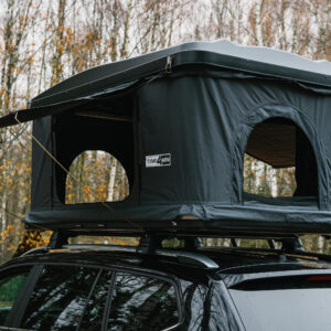 Plastikinio ABS korpuso uždaro tipo automobilio stogo palapinė TIME4ADV ABS (kubo formos)